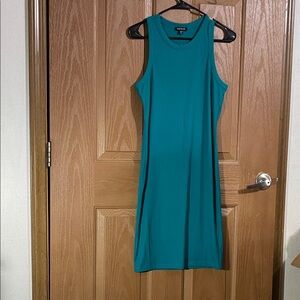 VENUS Teal Midi Dress